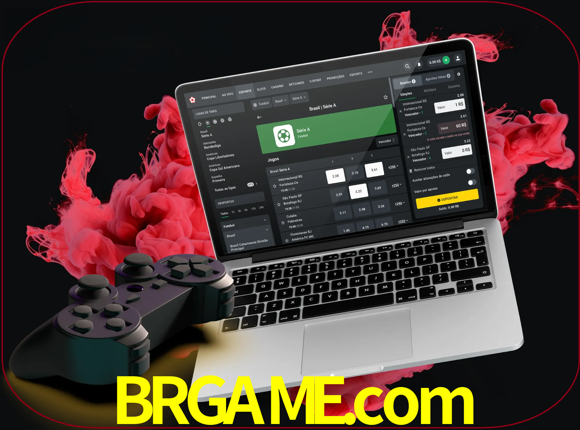 Visite a secção especial de jogos de vídeo em brgame para descobrir em que jogos pode apostar e ganhar muito dinheiro.