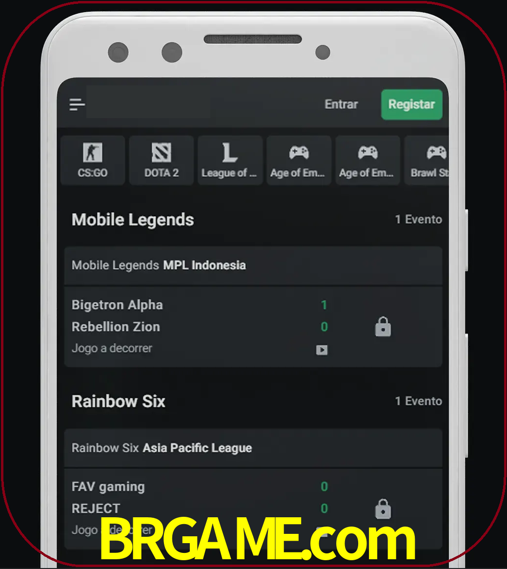 Esportes permitem apostar nos maiores torneios.