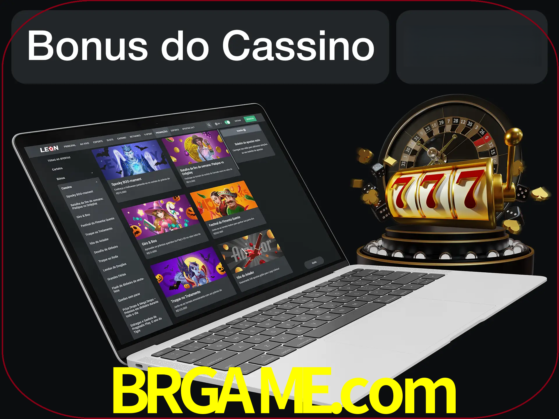 Use o bônus do cassino para começar melhor.