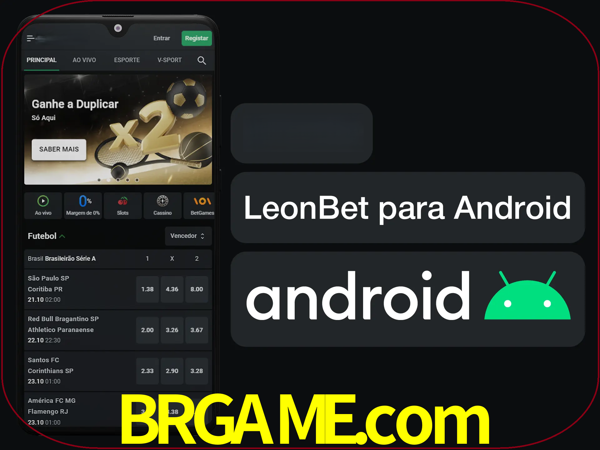 Adquira sua versão poket de LeonBet.