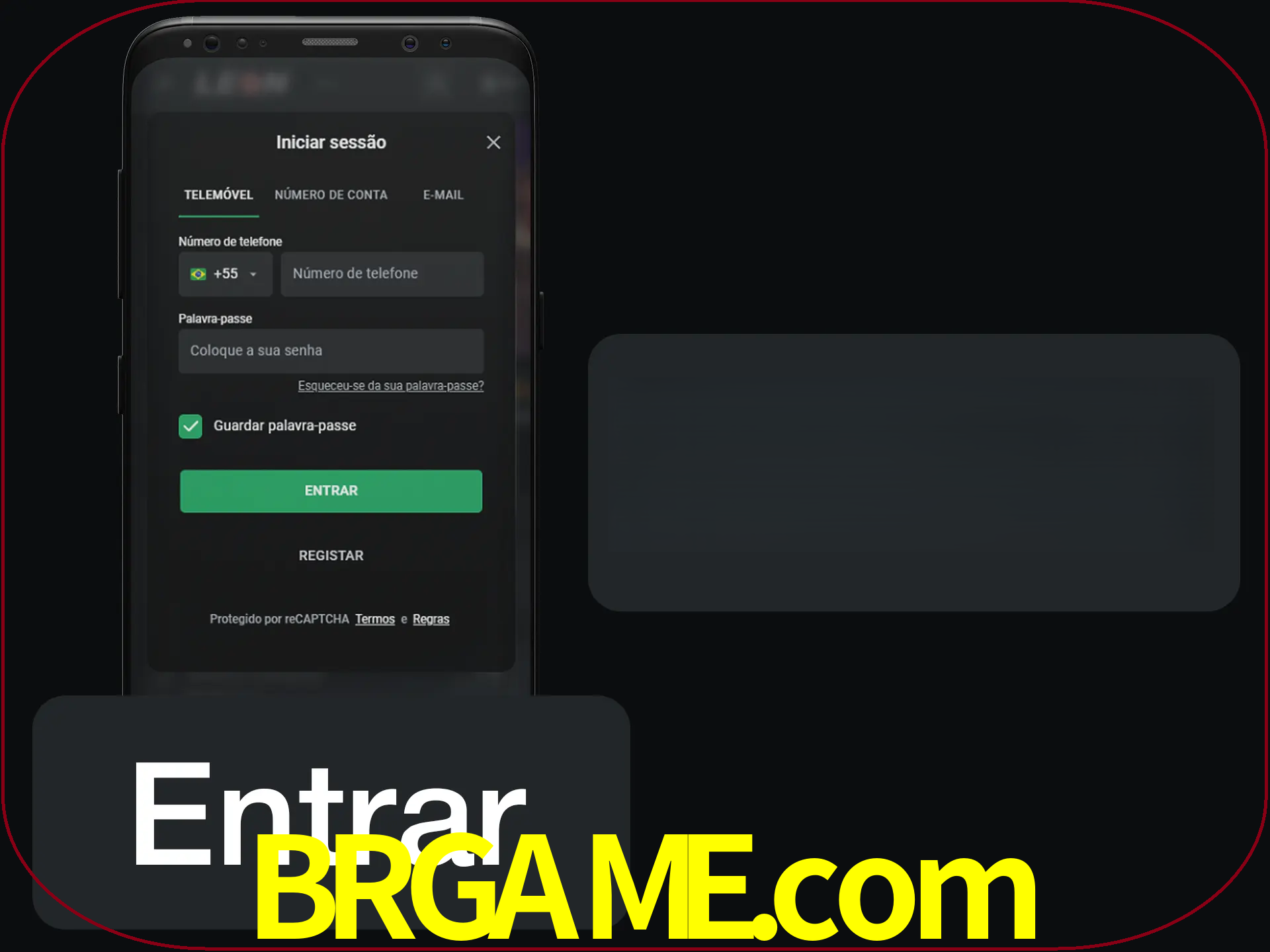 Faça o login para começar a apostar e jogar no cassino.